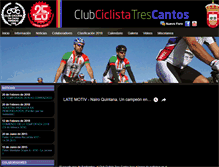 Tablet Screenshot of clubciclistatrescantos.org